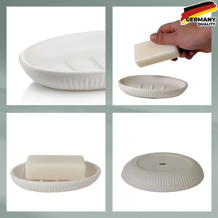 Мильниця Kela Adele 13.5х9.5х2 см сіра (23738) - фото 3