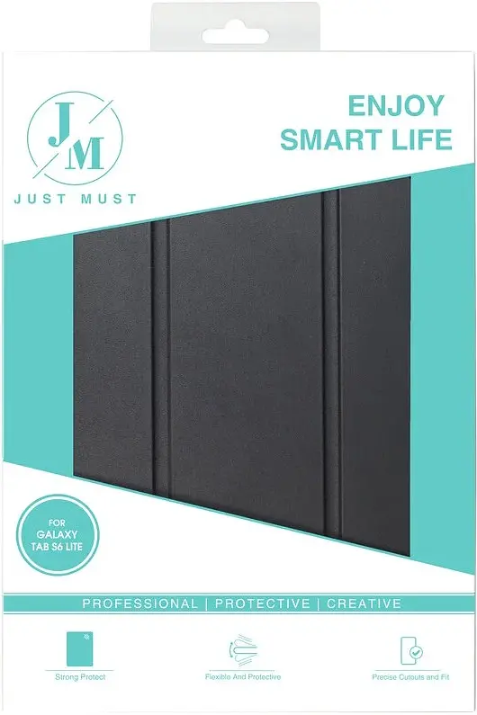 Чохол Just Must Skin Shock для Samsung Tab S6 Lite 10.4 (P610 / P613 / P615 / P619) Black (6977248561133) - фото 7