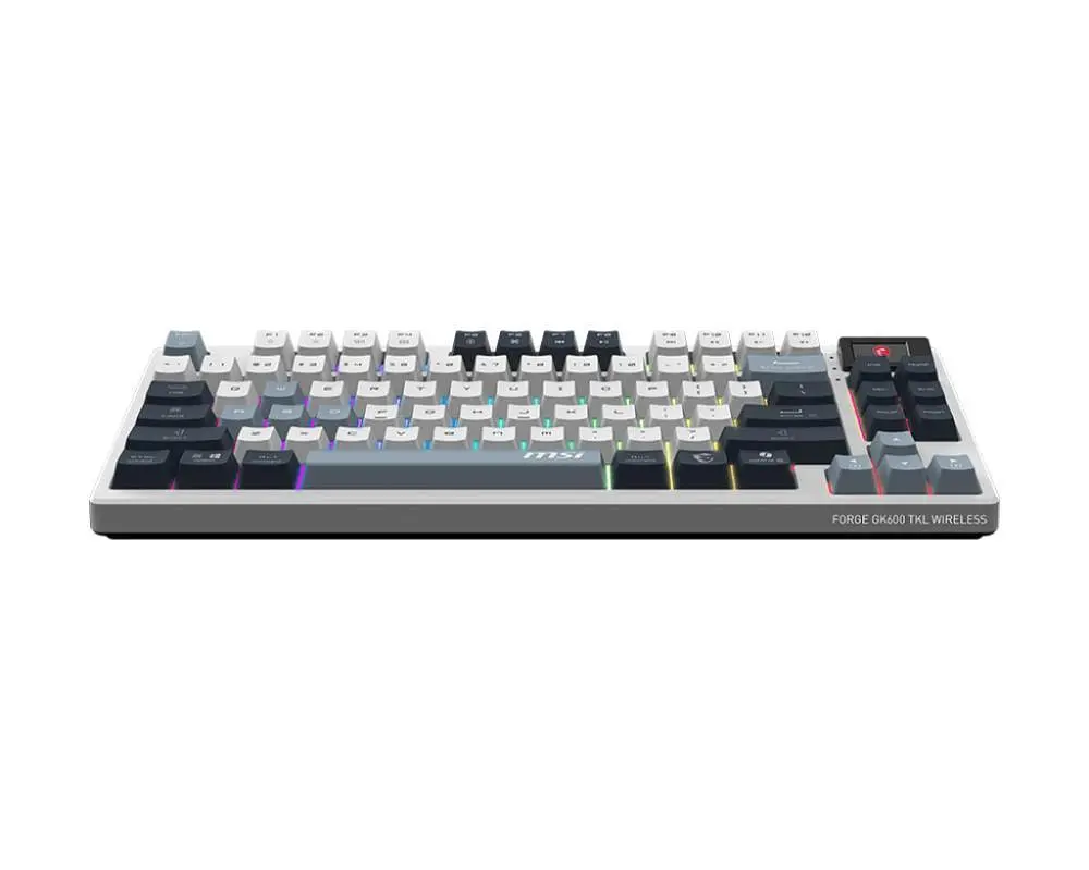 Клавиатура GAMING WHITE UA FORGE GK600 TKL MSI - фото 4
