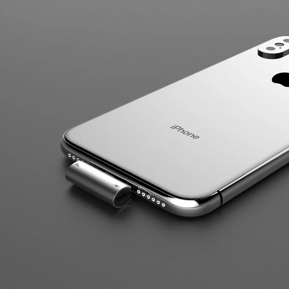 Перехідник AUX Baseus L46 Lightning to Lightning + Lightning - фото 6