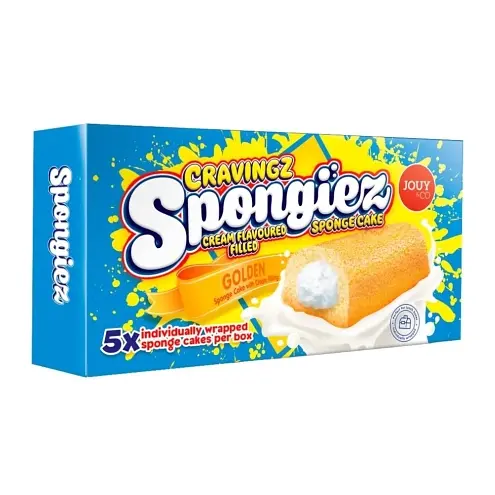 Бісквіт Jouy&Co Cravingz Spongiez Golden Cake Vanilla Cream 200 г