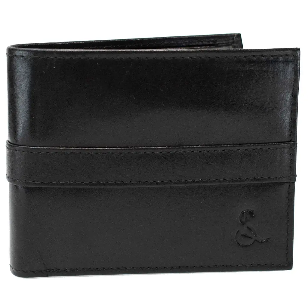 Портмоне чоловіче шкіряне Semi Line RFID Black (P8265-0) - фото 6