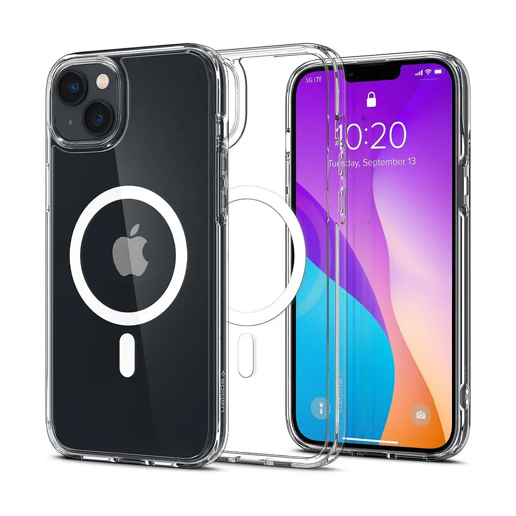 Чехол Spigen Ultra Hybrid Mag Safe для iPhone 14 Plus White (ACS04902) + защитное стекло - фото 7