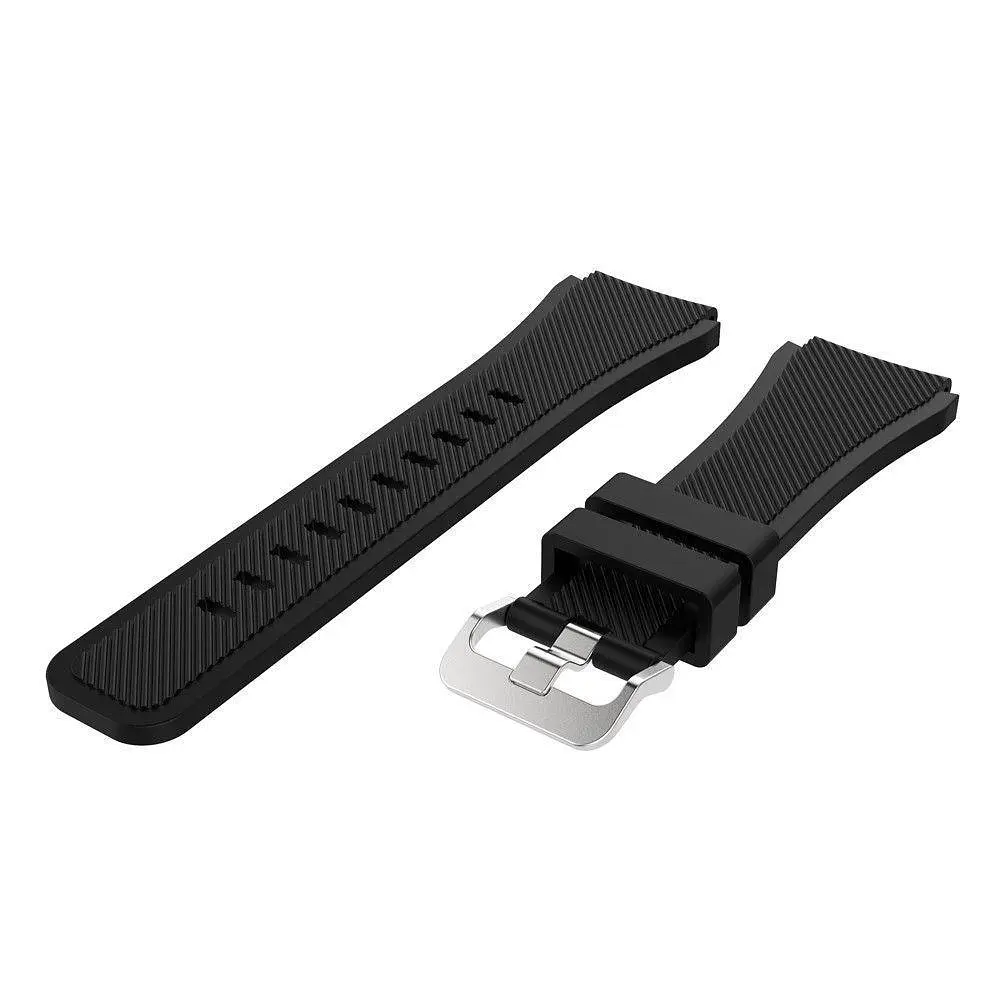 Силіконовий ремінець Primo для годинника Samsung Galaxy Watch 46 мм SM-R800 Black - фото 6