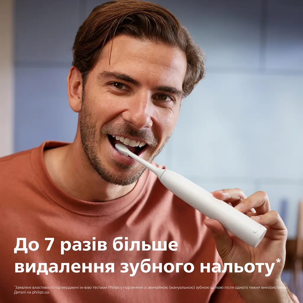 Електрична зубна щітка Philips Sonicare HX7108/01 серії 5300 біла - фото 4