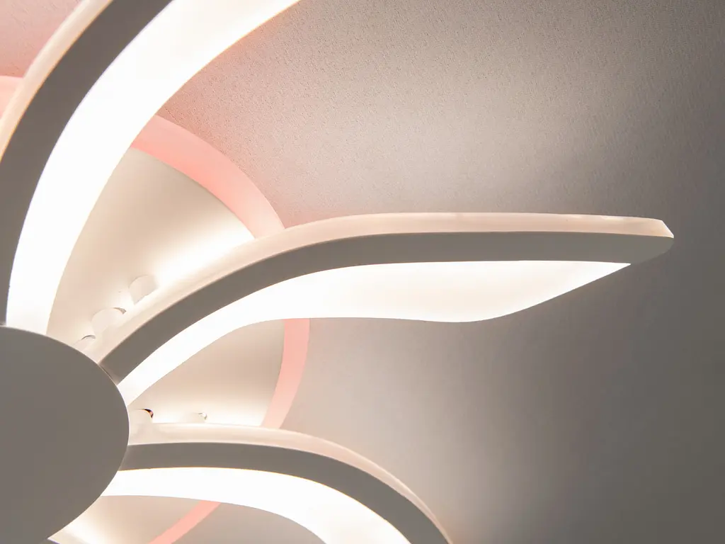 Стельовий світильник LED Diasha 2480/4+4WH, 65W, 3200K-6500K, білий акрил, сучасний стиль для дому - фото 5