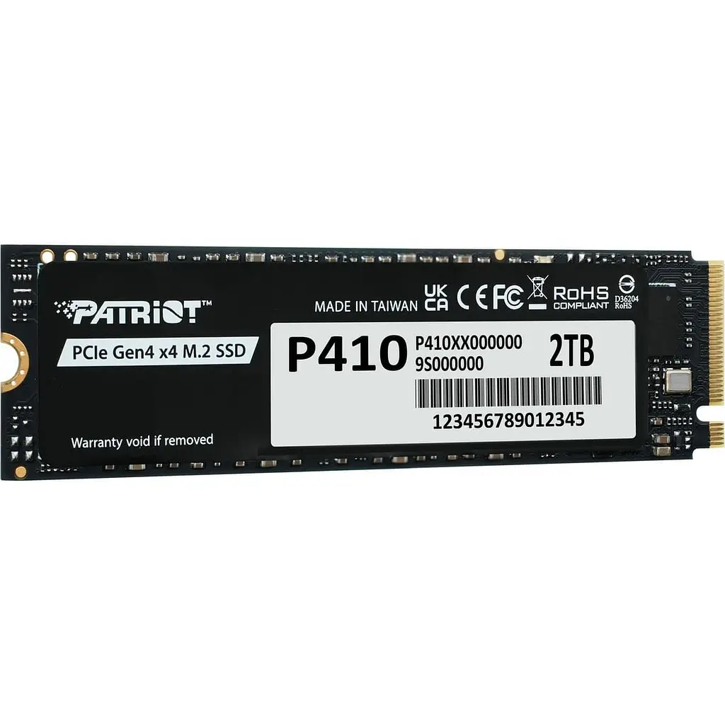 Накопичувач SSD Patriot m.2 NVMe 2Tb P410 PCIe 4.0x4 (P410P2TBM28H) - фото 3