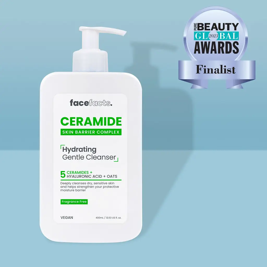 Зволожуючий засіб з керамідами для очищення шкіри обличчя Face Facts Ceramide Skin Barrier Complex Hydrating Gentle Cleanser 200 мл - фото 2