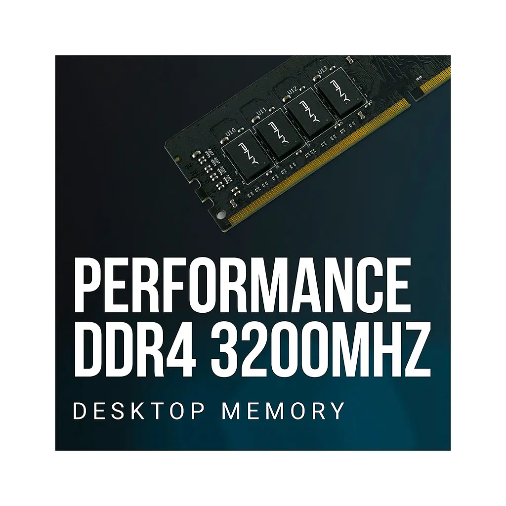 Модуль пам'яті для комп'ютера DDR4 8GB 3200 MHz PNY (MD8GSD43200-SI) - фото 4