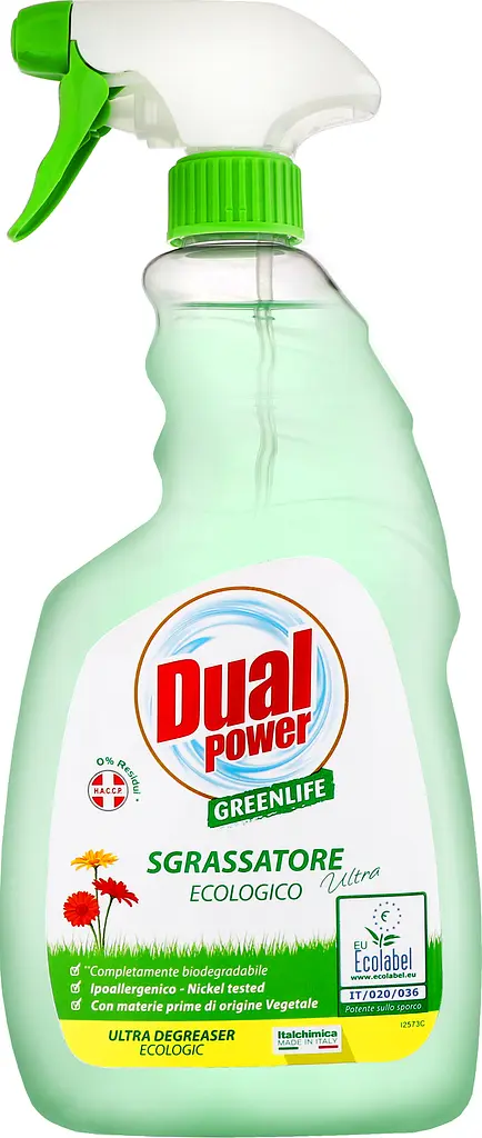 Универсальное средство для удаления жира Dual Power Green Life, 750 мл - фото 3