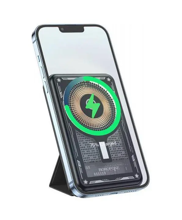 Портативний акумулятор Borofone BJ29 Discovery Edition PD20W 10000mAh чорний - фото 4