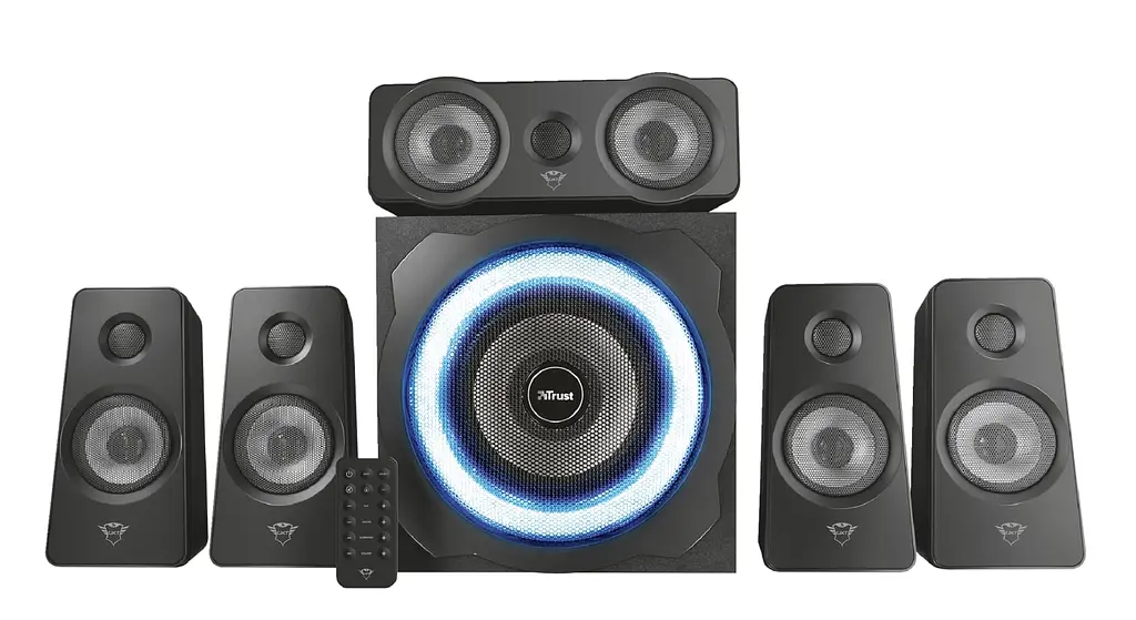 Домашний кинотеатр 5.1 Trust GXT 658 Tytan Surround Speaker System Black - фото 2