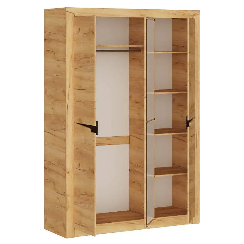 Шафа тридверна Еверест Ліберті-1420 см Дуб Крафт Золотий (DTM-2291) - фото 2