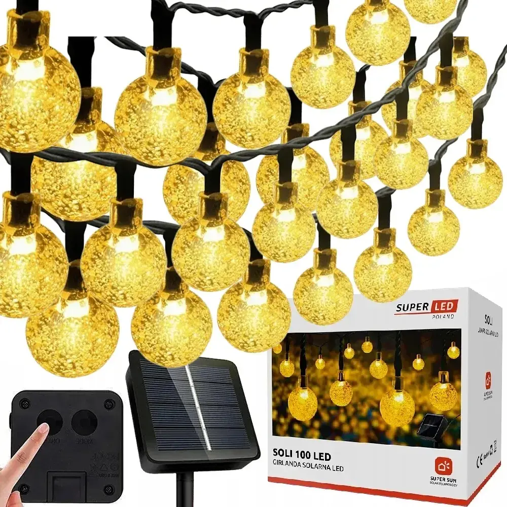 Сонячна гірлянда SuperLED Soli 100 кульок - фото 2