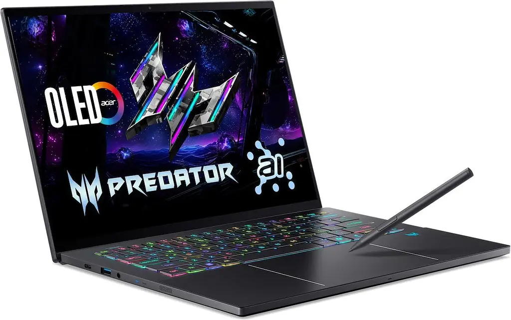Ноутбук Acer Predator Triton 14 PT14-52T-96T3 (14.5 2.8K OLED 120 Hz, Intel U9-288V, 32 GB, 2 TB, RTX 5070, W11H) (NH.U0GAA.001) - фото 8