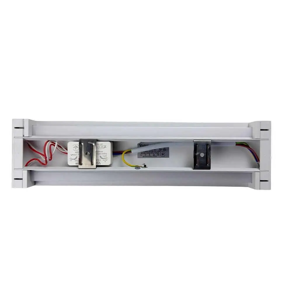Світильник настінний Violux TRAFFIC 10W 4200K 800Lm IP65 300mm білий ( 551014 ) - фото 6