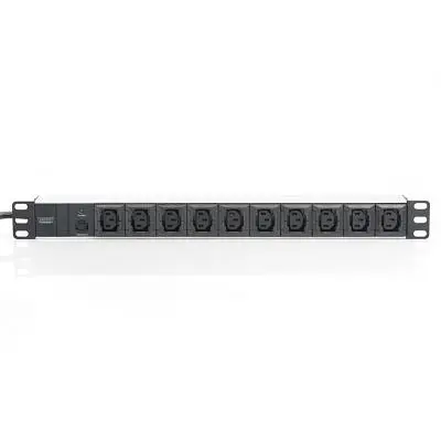 Силовий блок 19 1U w/PDU 10xC13, 10A, 250V, вилка C14 Digitus (DN-95404) - фото 3