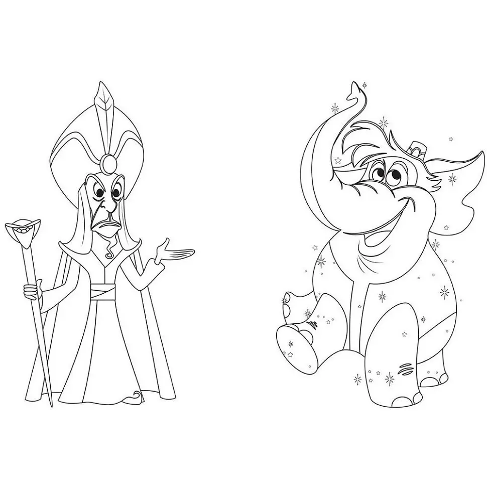 Раскраска "Игра с цветом. Аладдин" Ранок 1426003 Disney Малыш, 12 страниц - фото 2