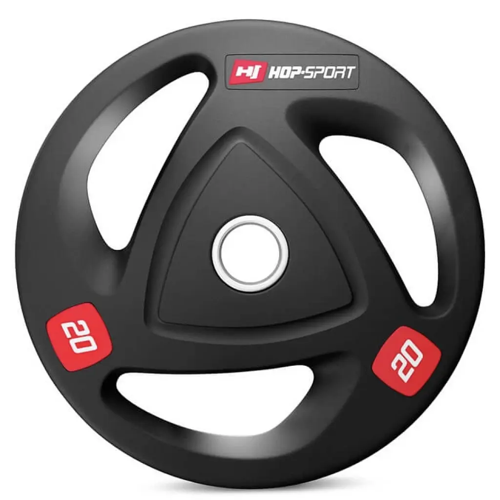 Набір дисків олімпійських Hop-Sport 2х20 кг - фото 3