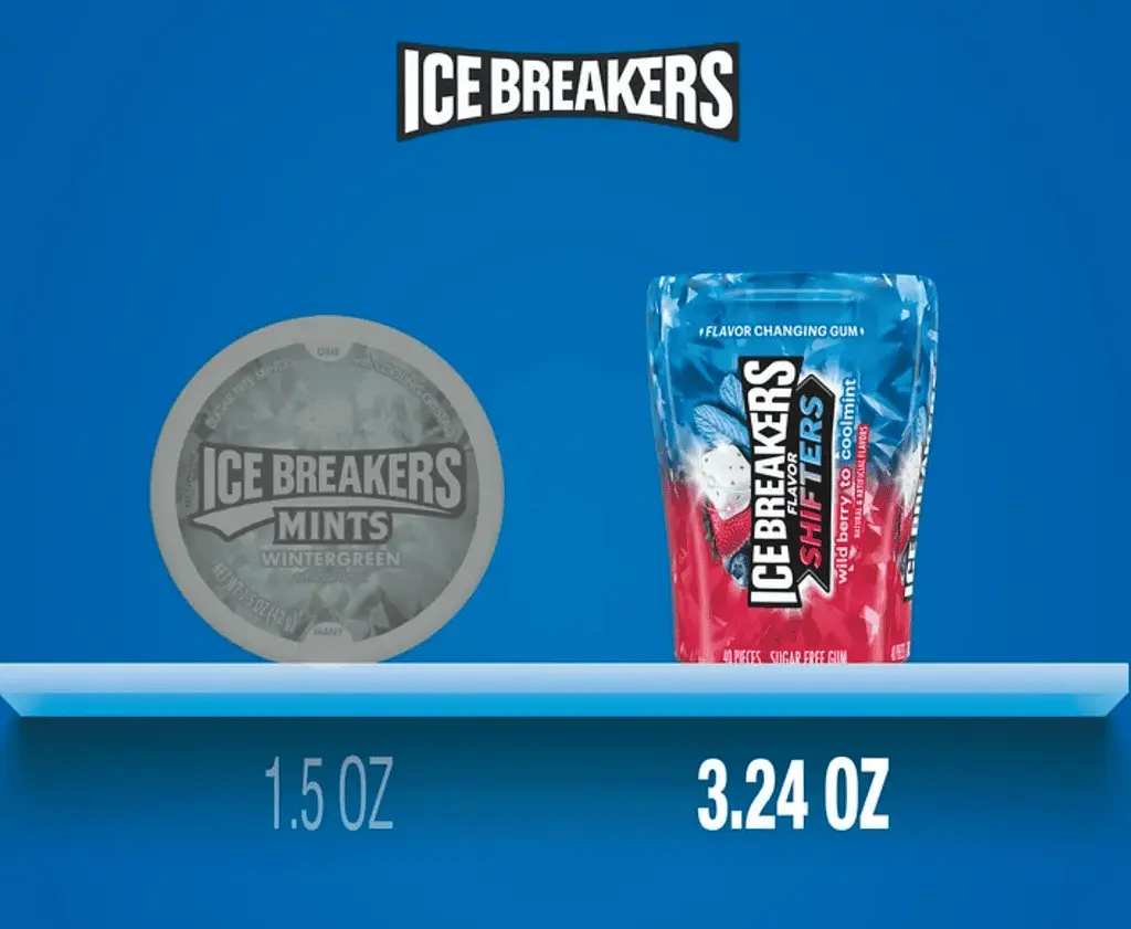 Жувальна гумка Ice Breakers Flavor Shifters Wild Berry на Coolmint Sugar Free Chewing Gum 92г - фото 6