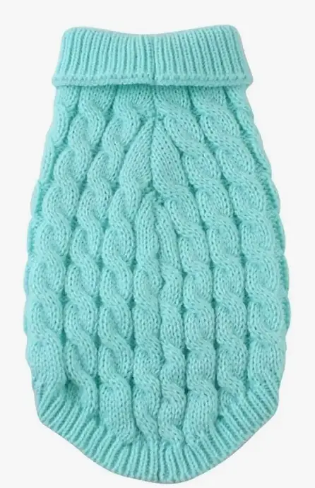 Светр для собак та котів EcoToys Blue L блакитний A: 30 см B: 38 см C: 28 см 6948