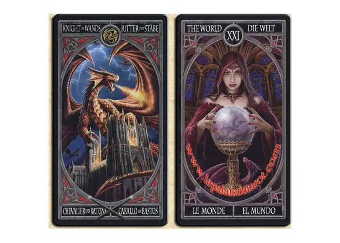 Карти Таро Fournier Готика (Gothic Tarot by Anne Stokes) (ВР_КТГ) - фото 4