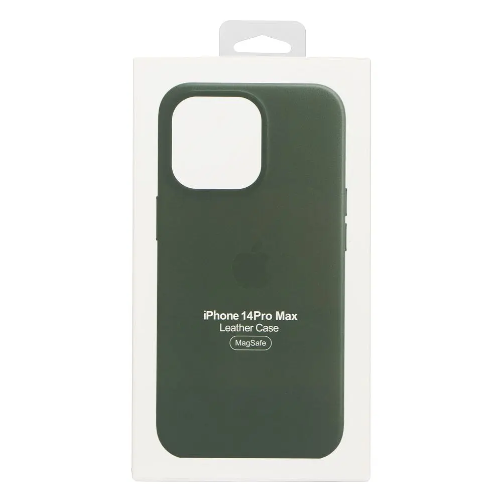 Чохол Leather Case для Apple iPhone 14 Pro Max Canary yellow - фото 4