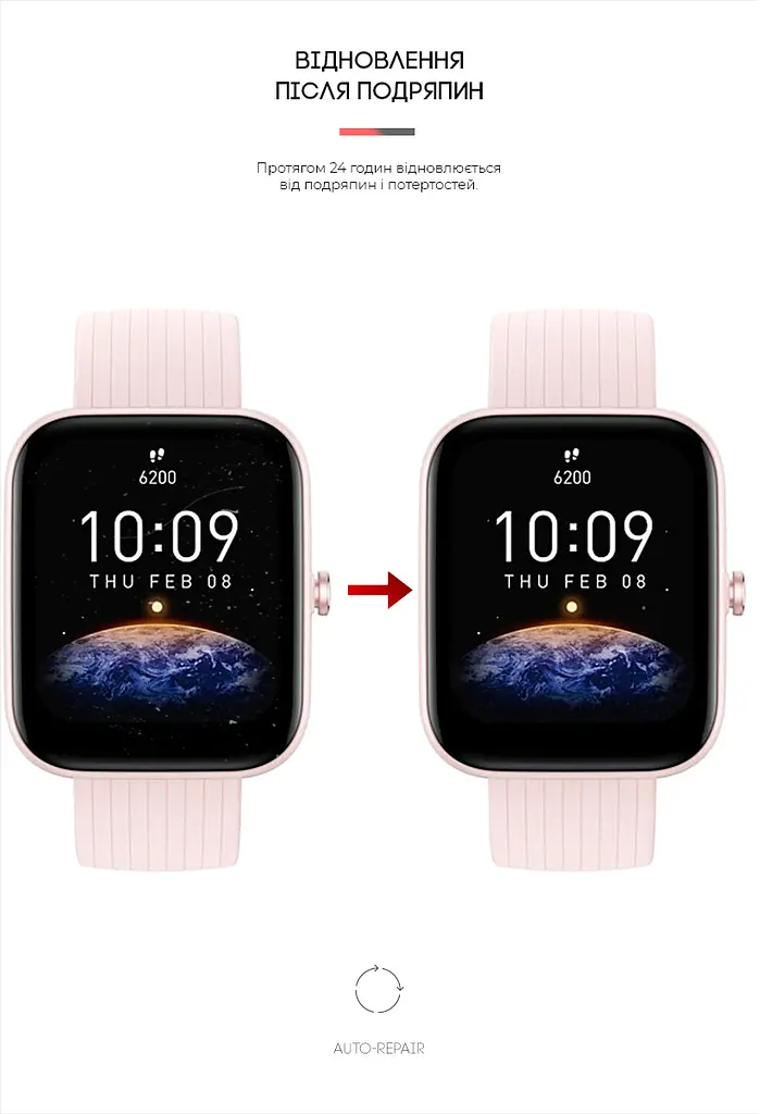 Гідрогелева плівка на годинники Amazfit Watch Bip 3/Bip 3 Pro ArmorStandart захисна плівка для смарт годинників прозора (ARM62163) - фото 3