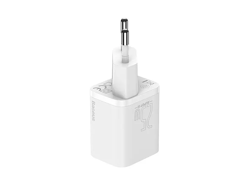 Мережевий зарядний пристрій BASEUS Super Si Quick Charger 1C 25 W White (CCSP020102) - фото 2