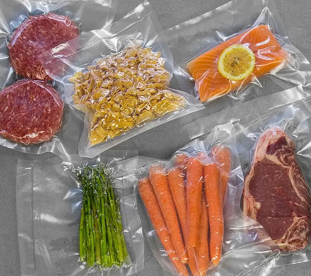 Вакуумний пакувальник акумуляторний USB Вакууматор для вологих та сухих продуктів, м'яса, овочів, зелені для тривалого зберігання із запаюванням 38×8см пакети до 30см UKC Vacuum Sealer - фото 9
