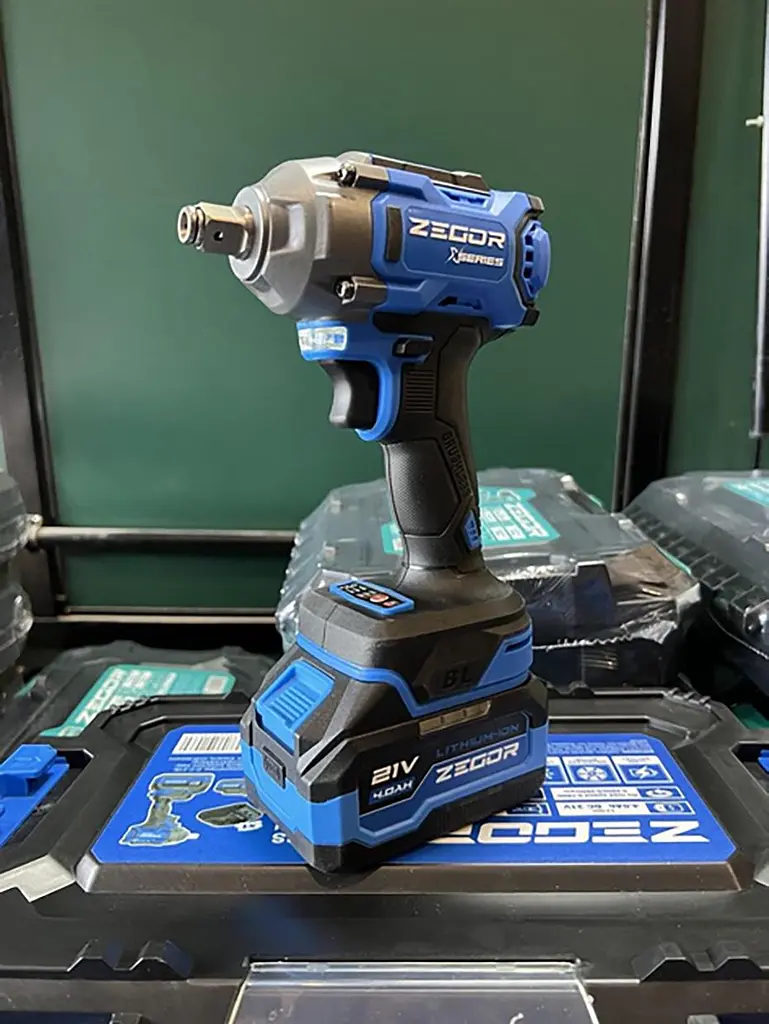 Гайковерт ударний акумуляторний Zegor SDAX-21BL-500 21V Advanced 2 батареї безщітковий двигун/реверс/з підсвічуванням - фото 14