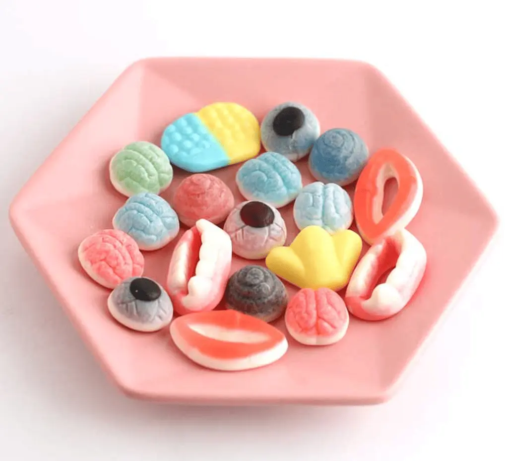 Желейні цукерки Halloween Candy Monster Nose Mouth Eye Shape Gummy Candy 1шт, 10г - фото 4