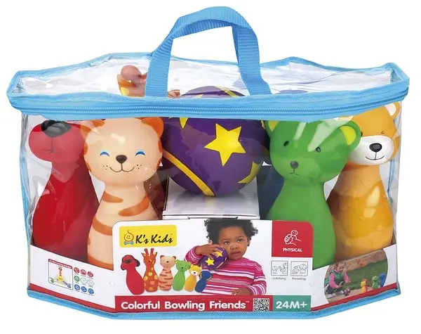 Набір для боулінгу Ks Kids різнокольоровий (KA10366-PG) - фото 2