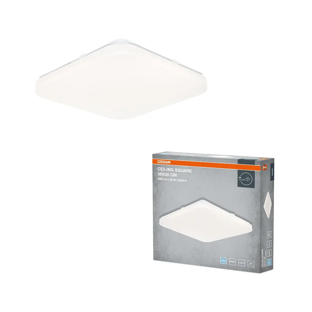 Osram Світильник накладний OSRAM CEILING SQUARE 24Вт 6500K 1920Лм - фото 4