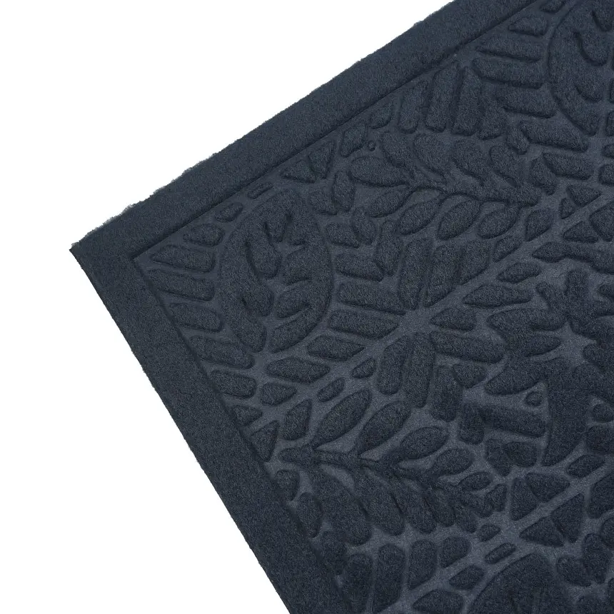Килимок придверний Eco Fabric Листя без кромки синій 40 х 60 см (4060-009) - фото 6