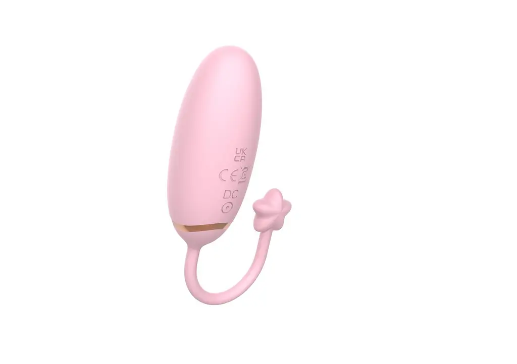 Віброяйце B - Series Cute Love Egg APP 2.0, 8 см (рожевий) - фото 2