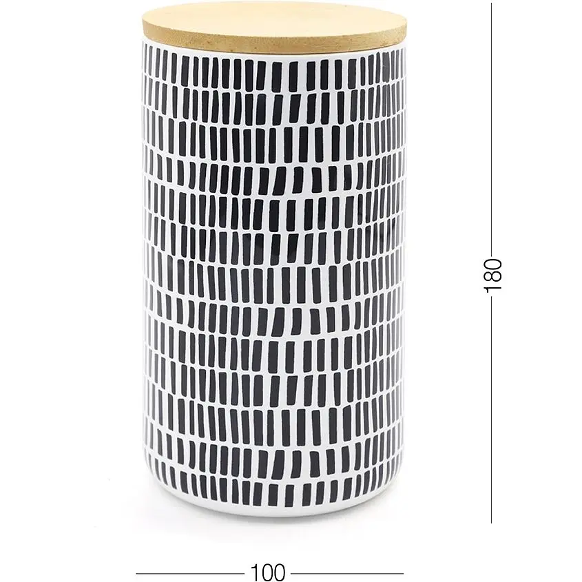 Місткість для зберігання МВМ My Home 1100 мл сіра (KP-16 L GRAY/WOOD) - фото 2