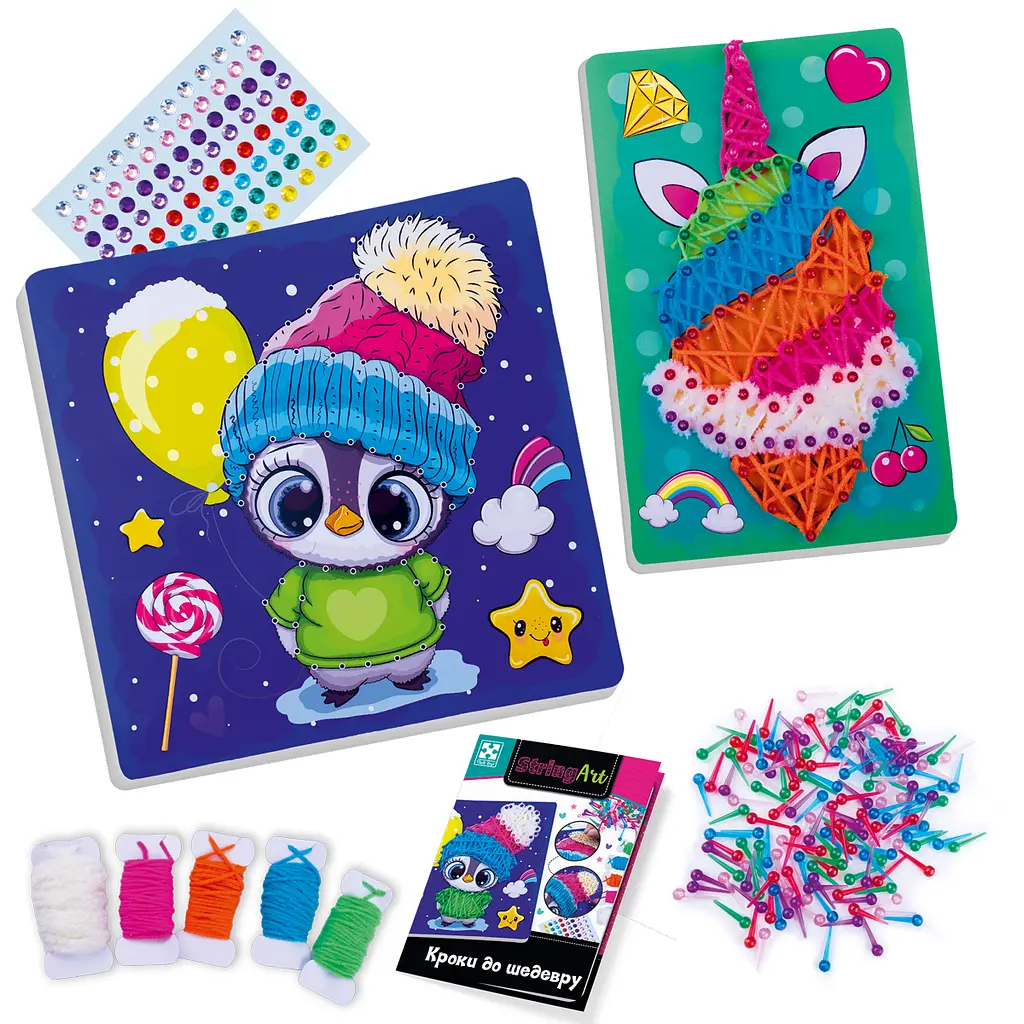 Набір для творчості Vladi Toys StringArt Ласунчик VT4501-21 Різнокольоровий shop (4820234764822) - фото 3