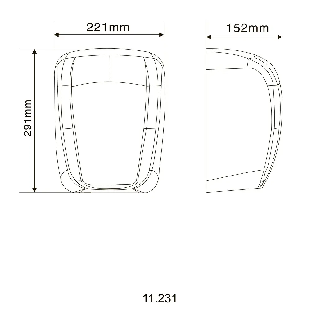 Сушарка для рук Hotec 11.233 Stainless Steel - фото 4