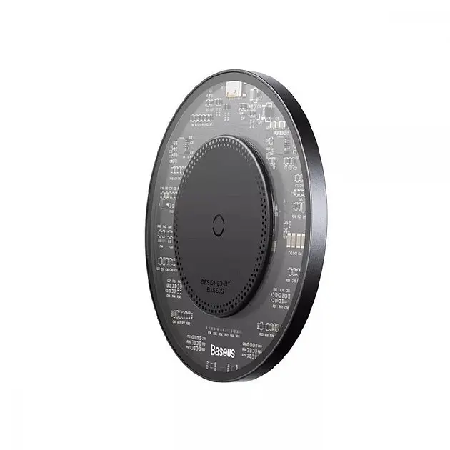 Бездротовий ЗП Baseus Simple 2 15 W CCJJ050001 + Кабель Type-C To Type-C 24 W (1m) - фото 7