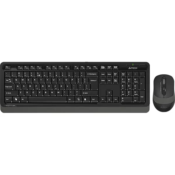 Комплект (клавіатура + миша) A4Tech Fstyler FG1010 Wireless Black/Grey [75005] - фото 2