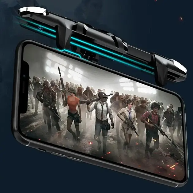 Игровой триггер для смартфона Sarafox G5 мобильный контроллер джойстик курки для телефона Black (19010) - фото 6