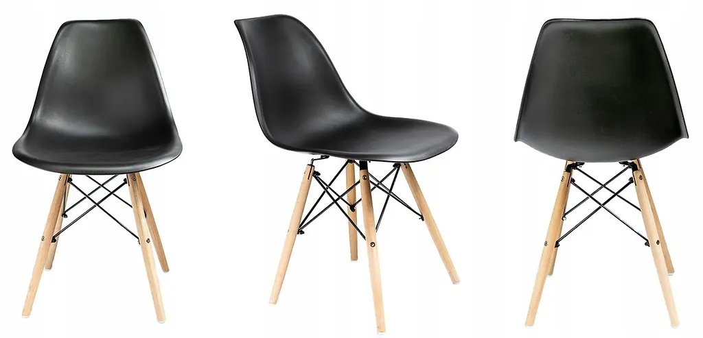 Крісло JUMI Plastic Chair Black - фото 2