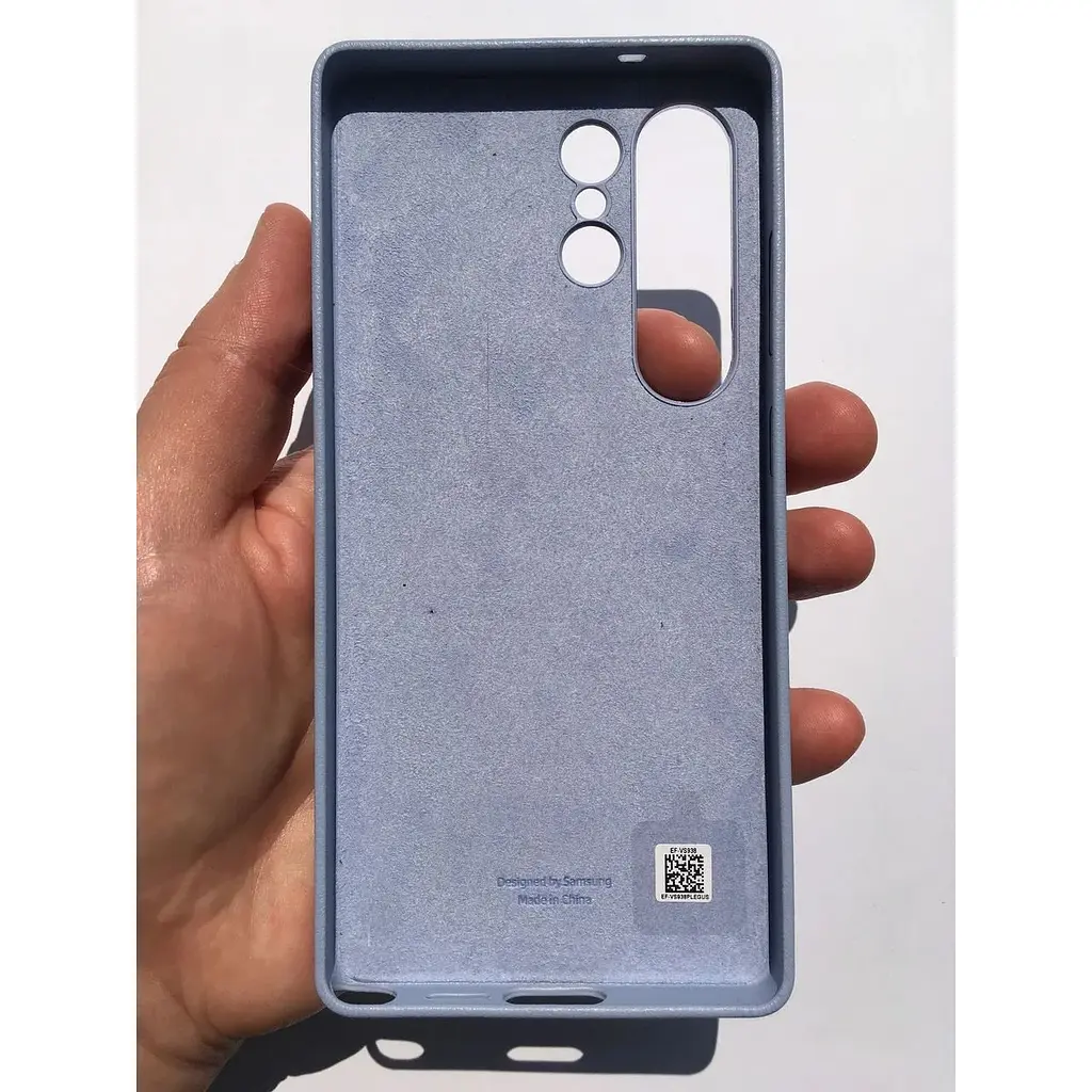 Оригінальний протиударний шкіряний чохол Samsung Kindsuit Case для Galaxy S25 Ultra (6.9") Light Blue EF-VS938PLEGWW - фото 6