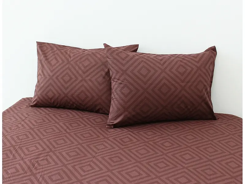 Постільна білизна (R128Brown) Євро TAG tekstil pbe0028289 - фото 4