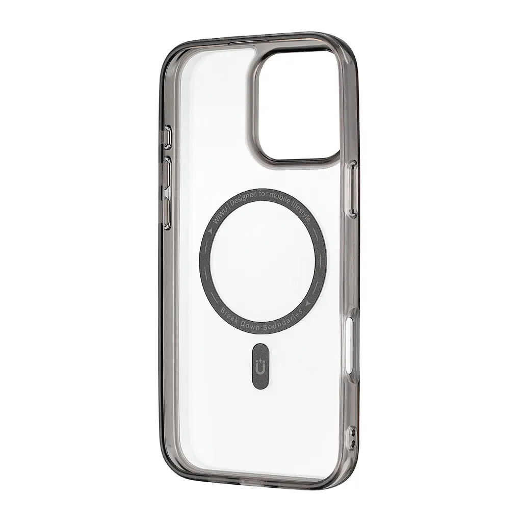 Чохол WIWU Magnetic Crystal with MagSafe iPhone 16 Pro Max Black - фото 3