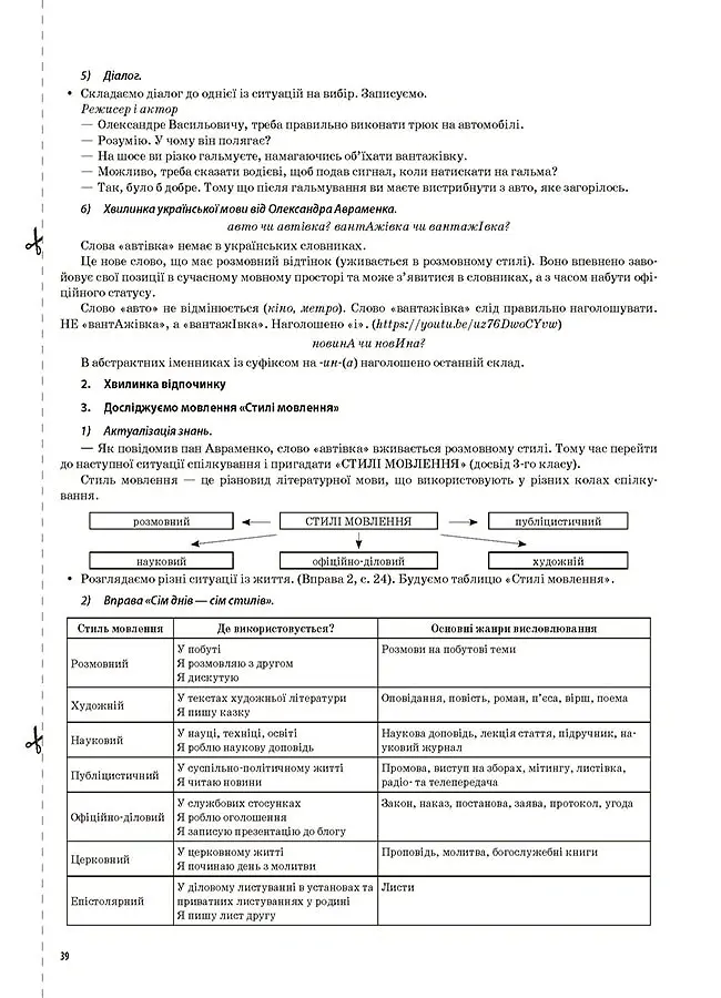 Українська мова. 4 клас. Частина 1 (за підручником О. І. Большакової, І. Г. Хворостяного) - Світлана Олійник - фото 6