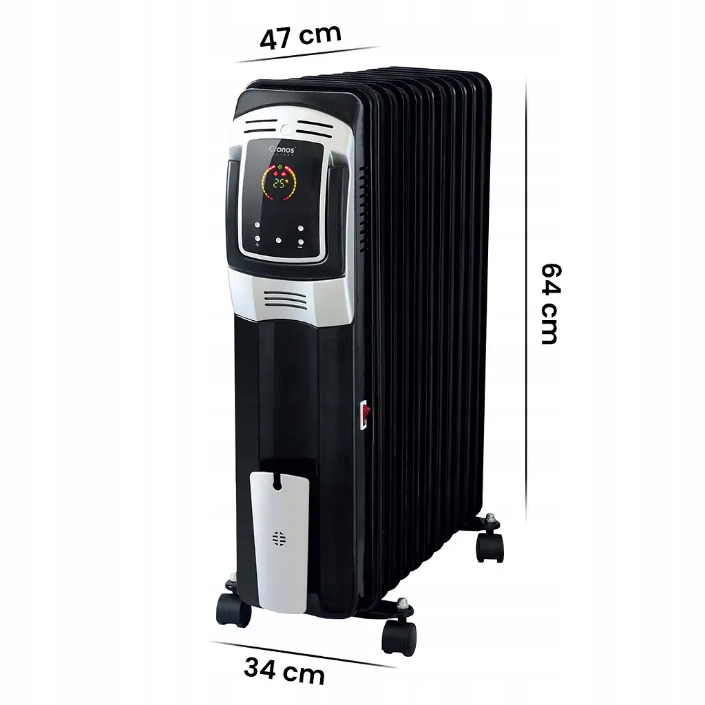Масляный обогреватель Cronos Heaters радиатор 2500 Вт - фото 6