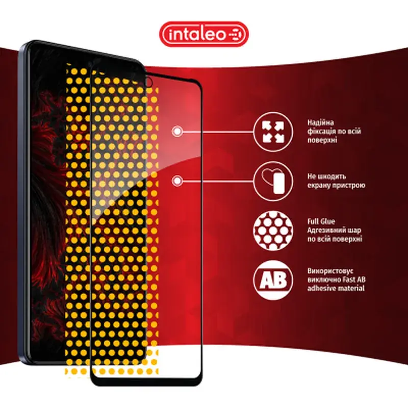 Скло захисне Intaleo Full Glue Tecno Spark 10 Pro (1283126580628) - фото 5