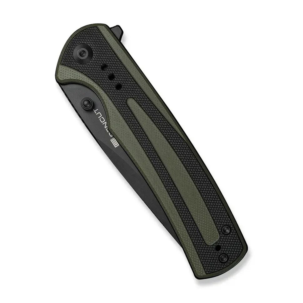 Ніж Sencut Regnator, Black/Green G10, Black Stonewash (S24057-2) - фото 4